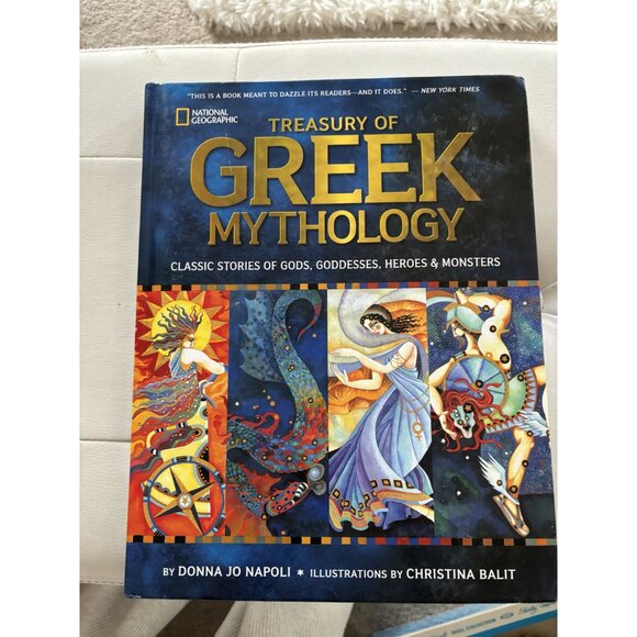 National Geo Treasury Of Greek Mythology By Donna Jo Napoli & Christina Balit - Picture 12 of 14